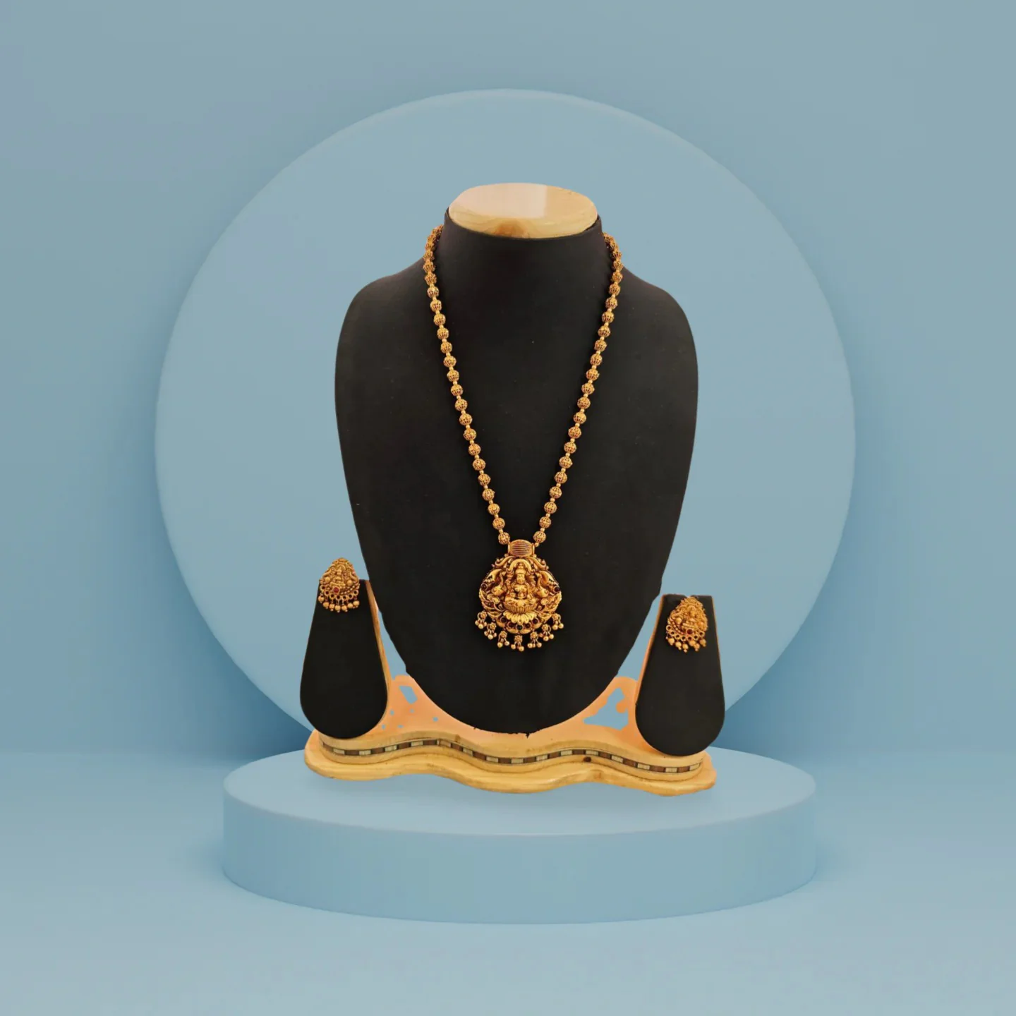 Temple Design Short Necklace