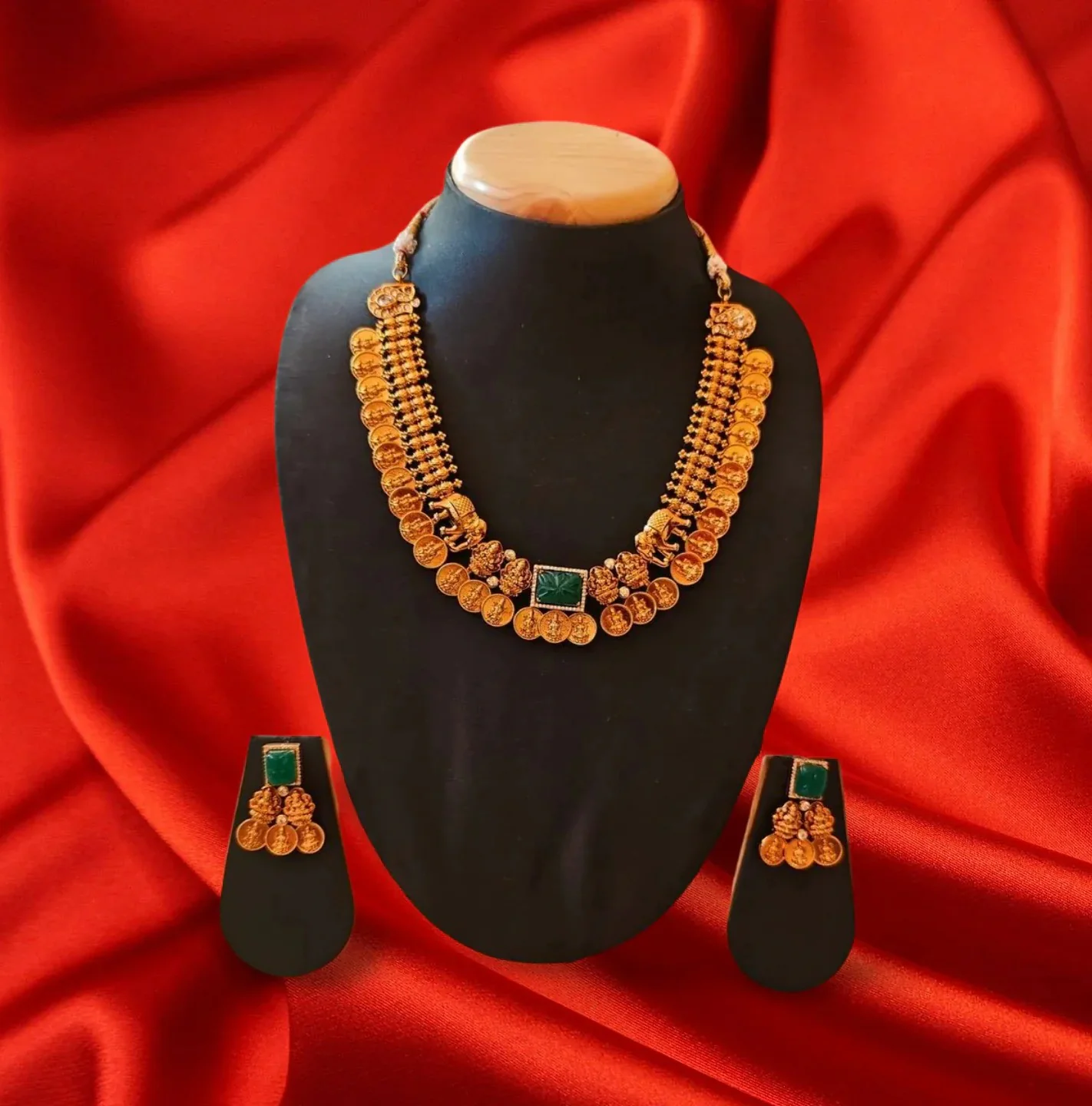 Traditional Lakshmi Coin Nagas Necklace